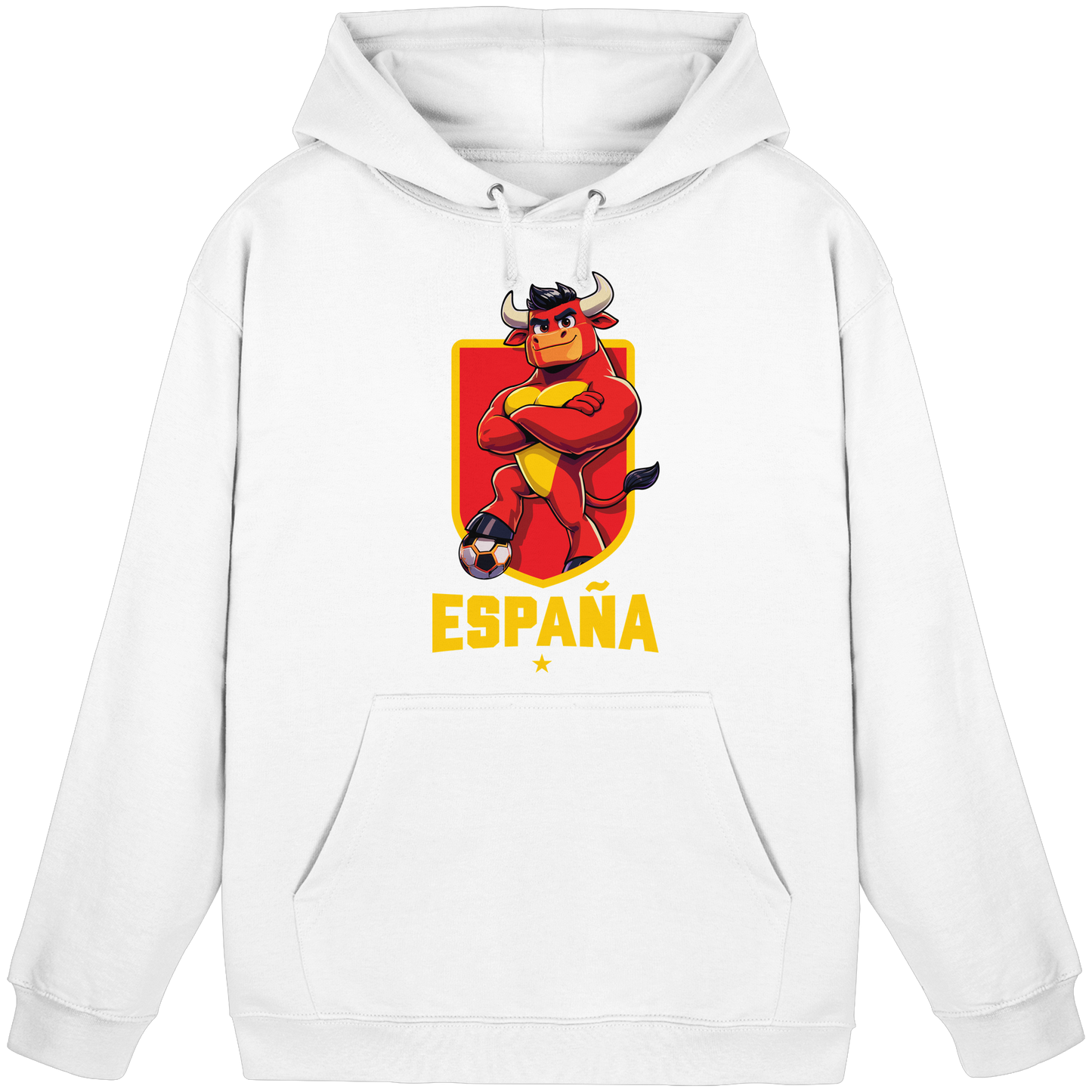 Spain takes the field. - Basic Unisex Hoodie