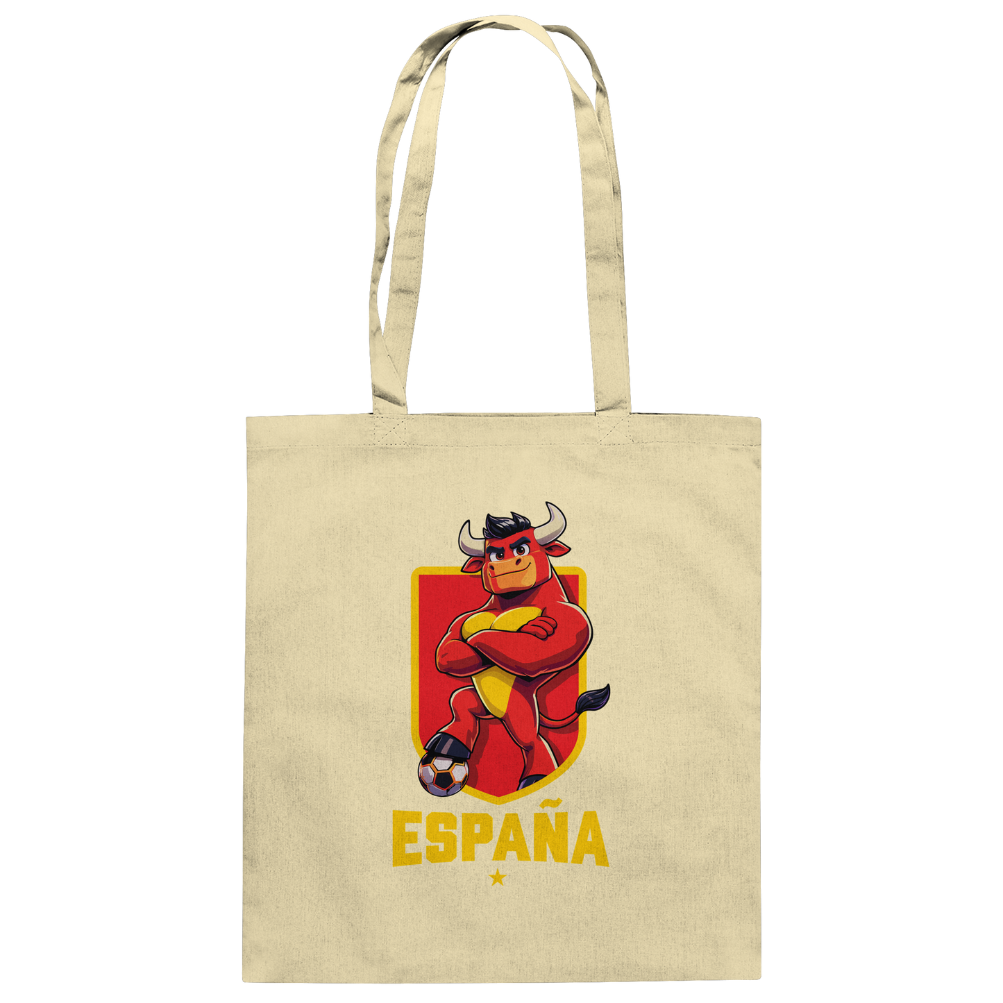 Spain takes the field. - Baumwolltasche