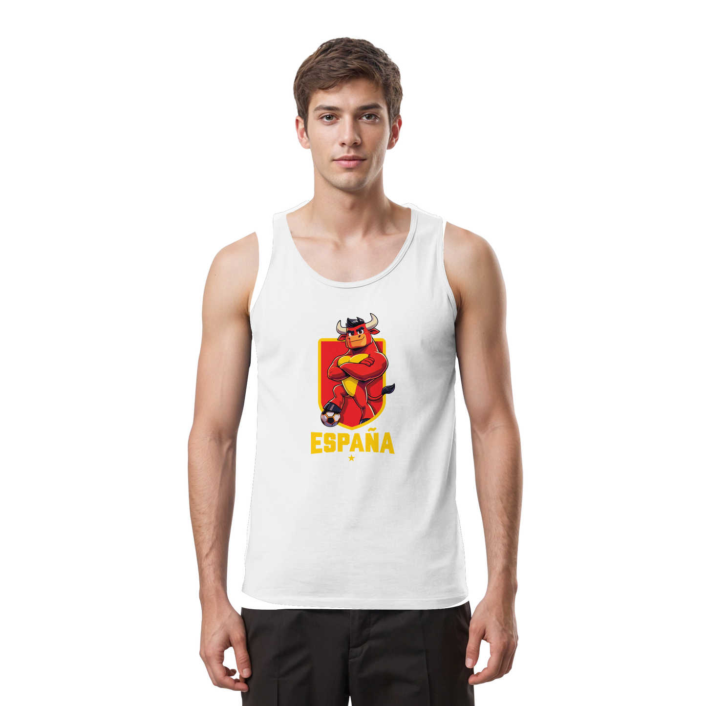Spain takes the field. - Tank-Top