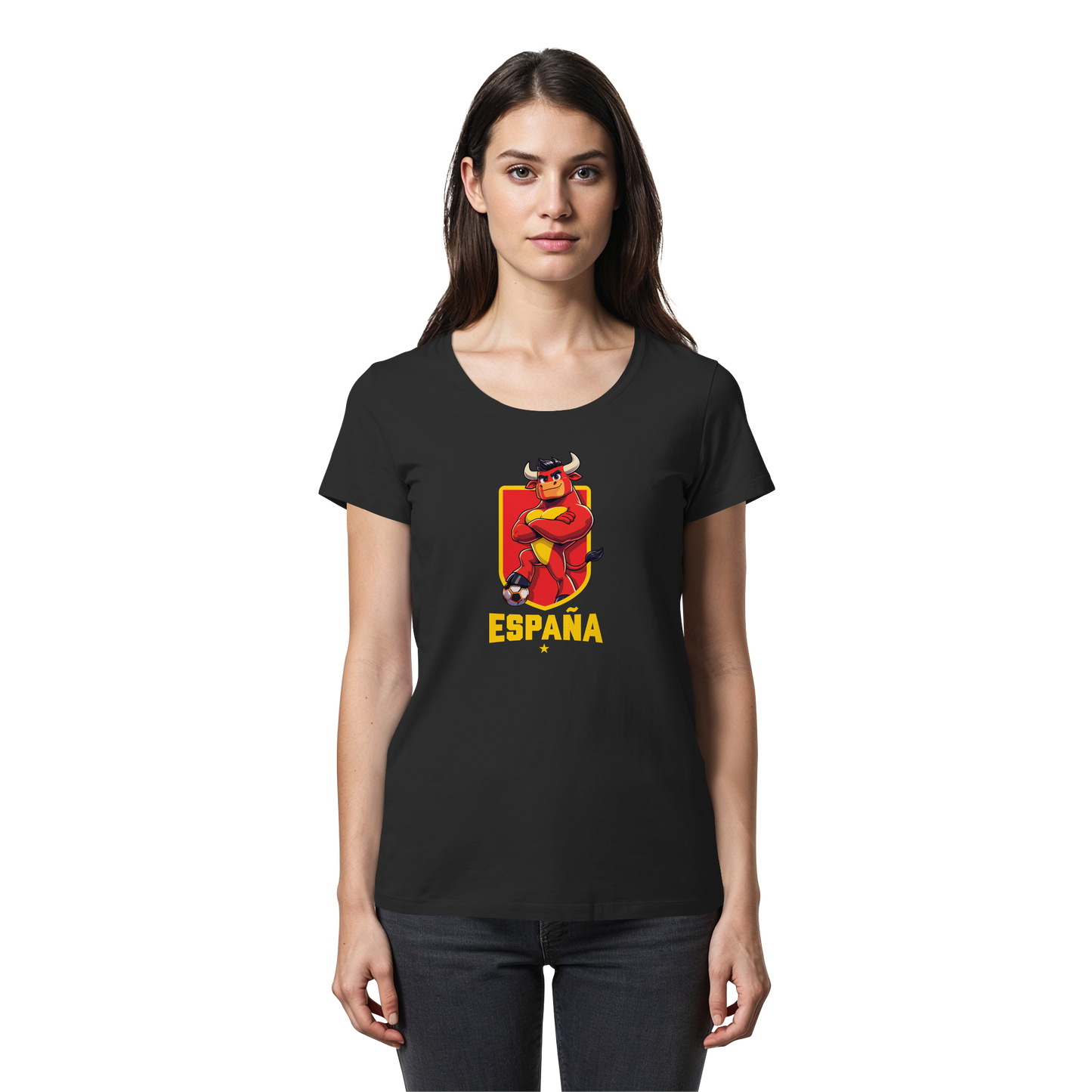 Spain takes the field. - Womens Premium Classic T-Shirt