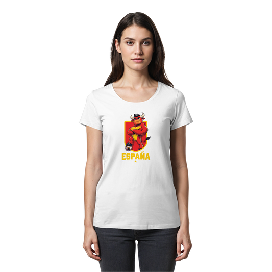 Spain takes the field. - Womens Premium Classic T-Shirt