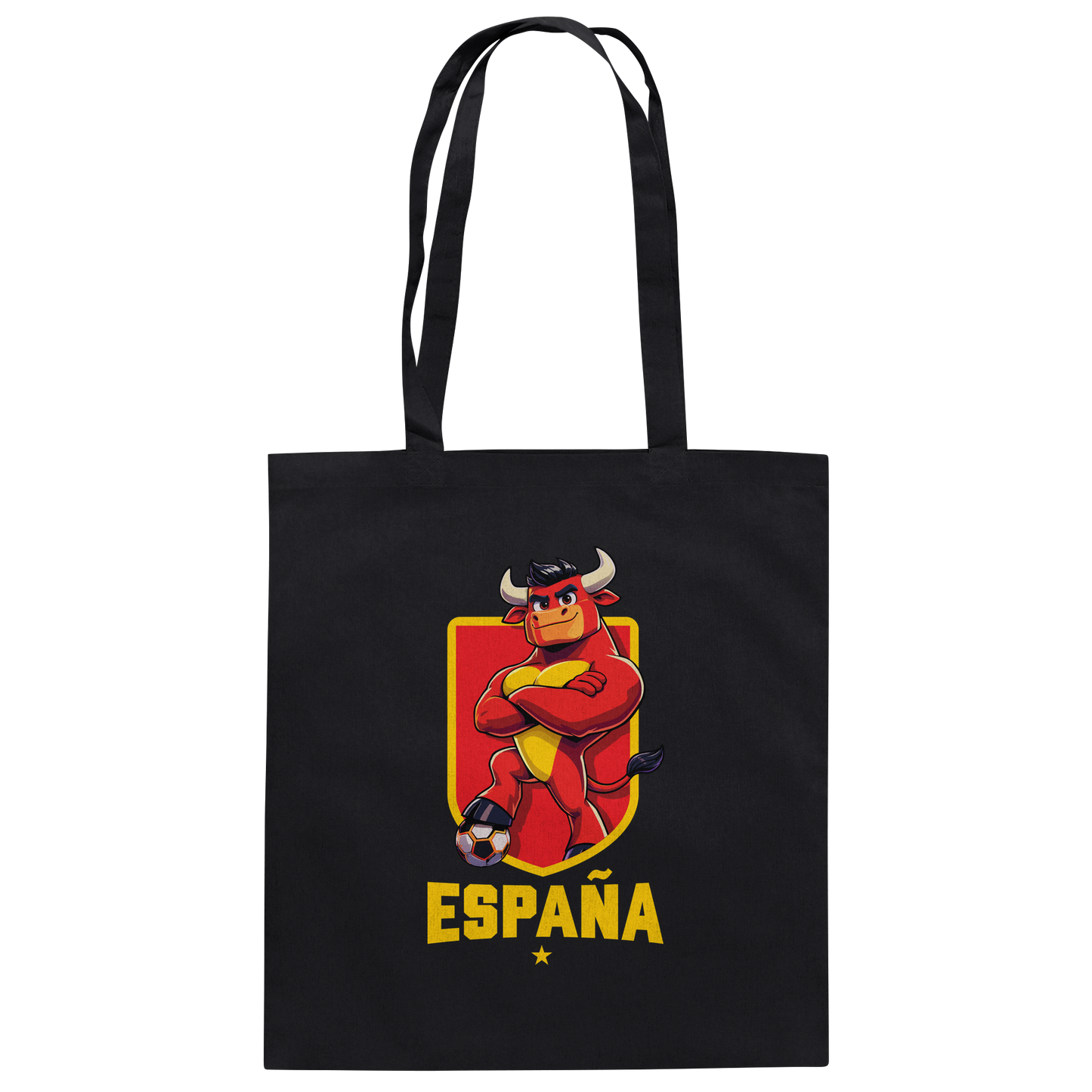 Spain takes the field. - Baumwolltasche