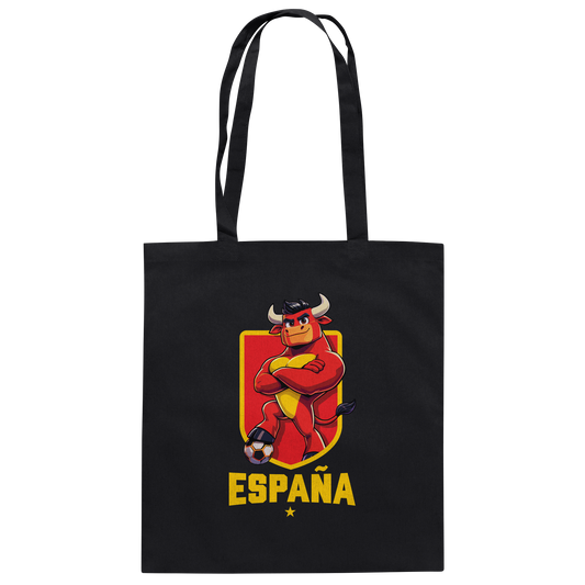 Spain takes the field. - Baumwolltasche