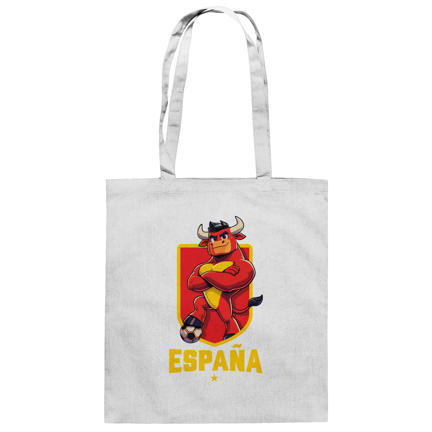 Spain takes the field. - Baumwolltasche