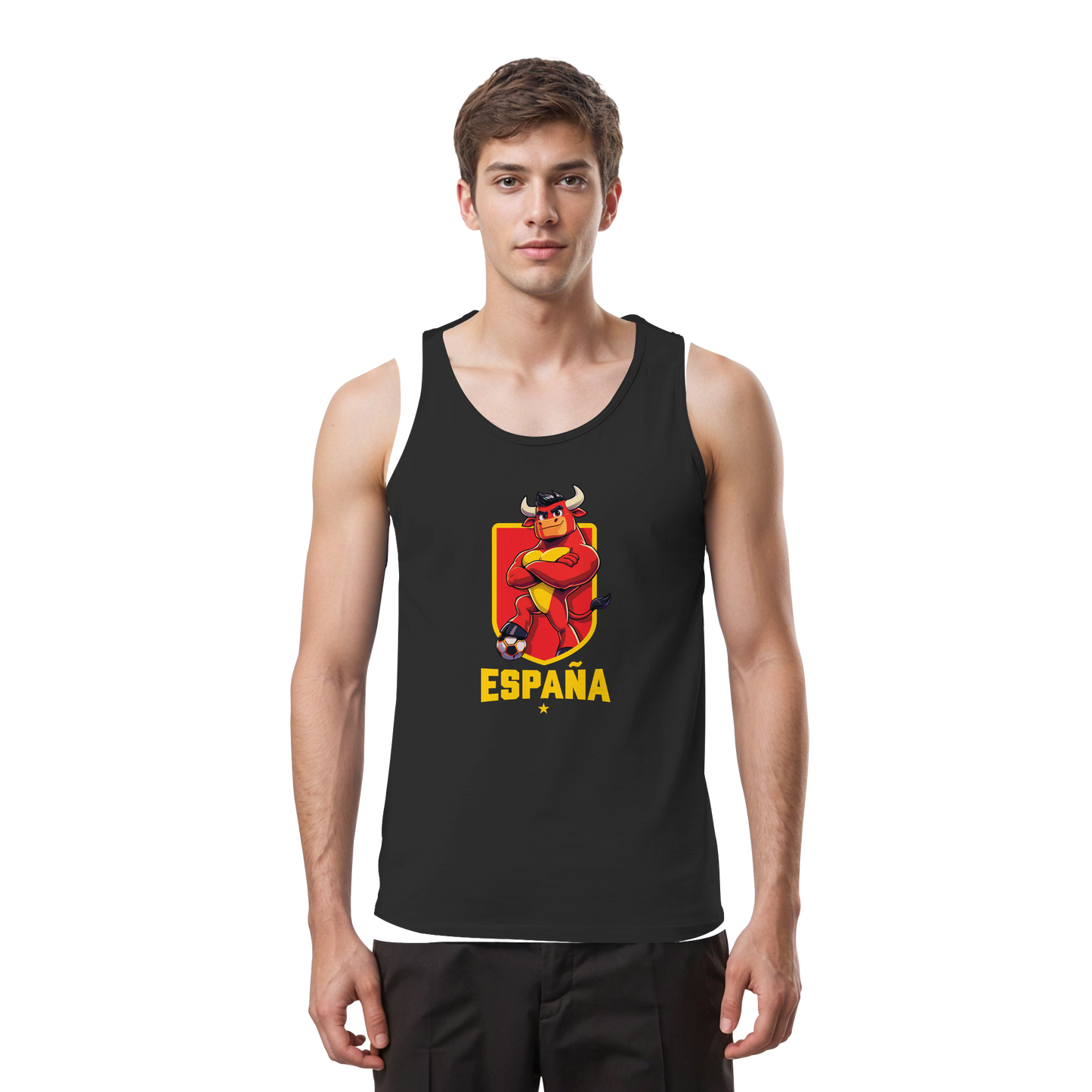 Spain takes the field. - Tank-Top