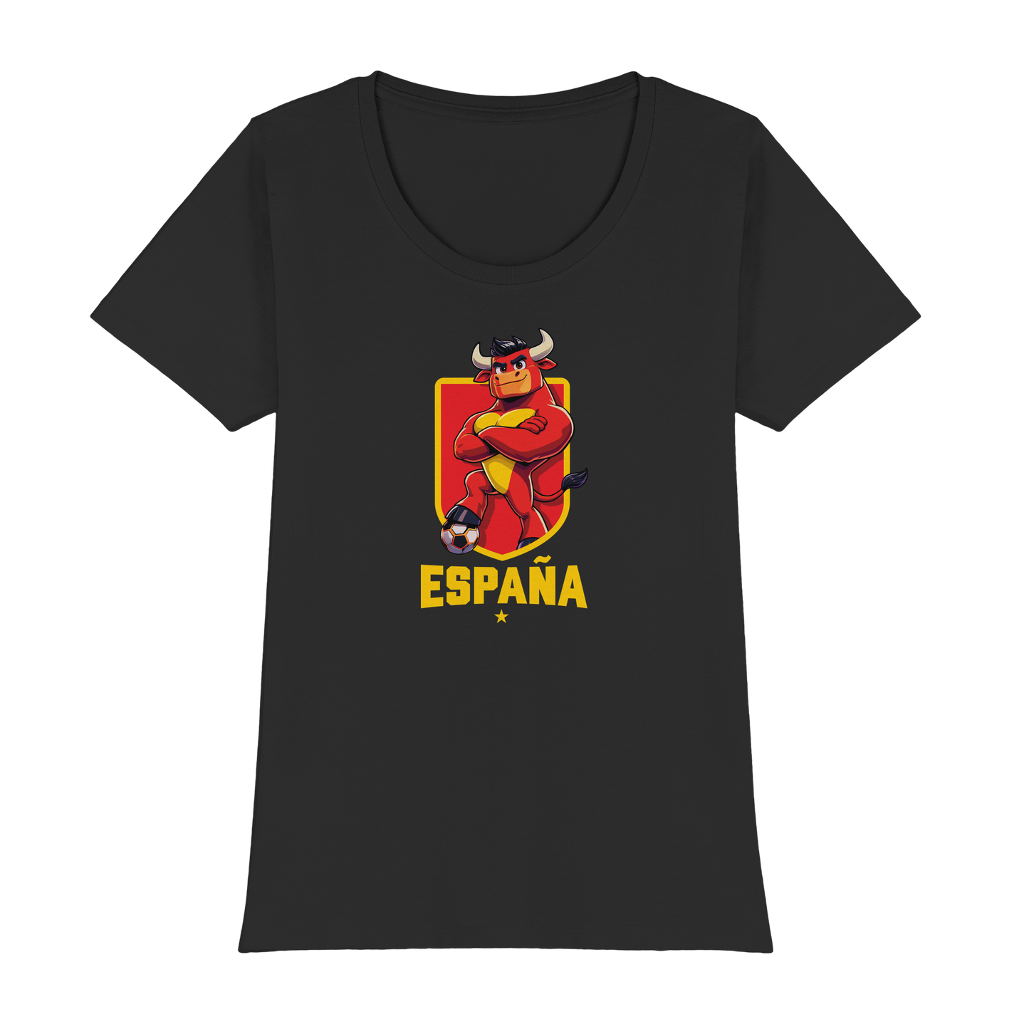 Spain takes the field. - Womens Premium Classic T-Shirt