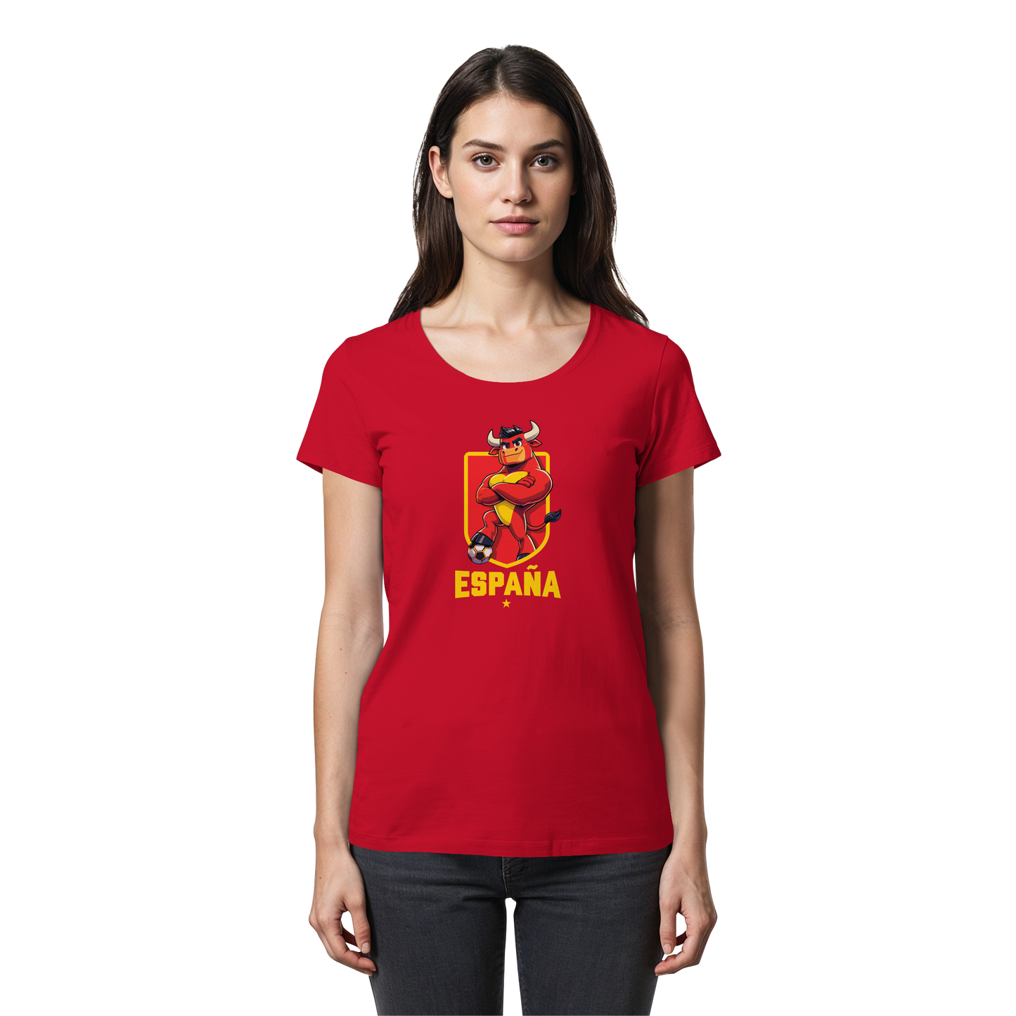 Spain takes the field. - Womens Premium Classic T-Shirt
