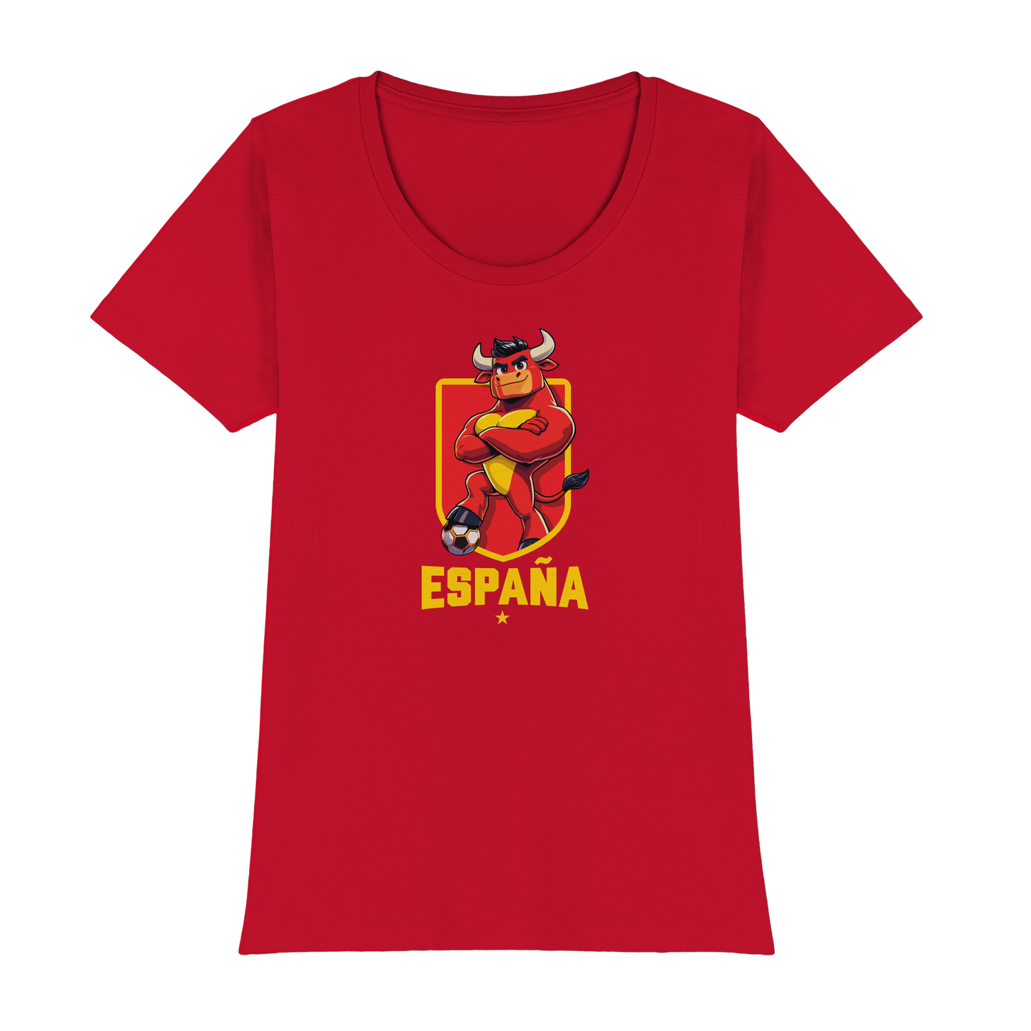 Spain takes the field. - Womens Premium Classic T-Shirt