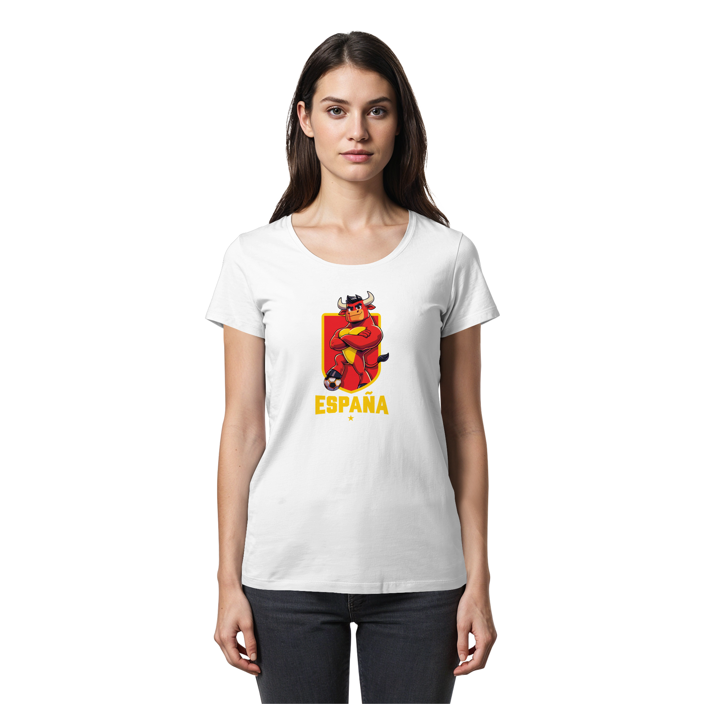 Spain takes the field. - Womens Premium Classic T-Shirt