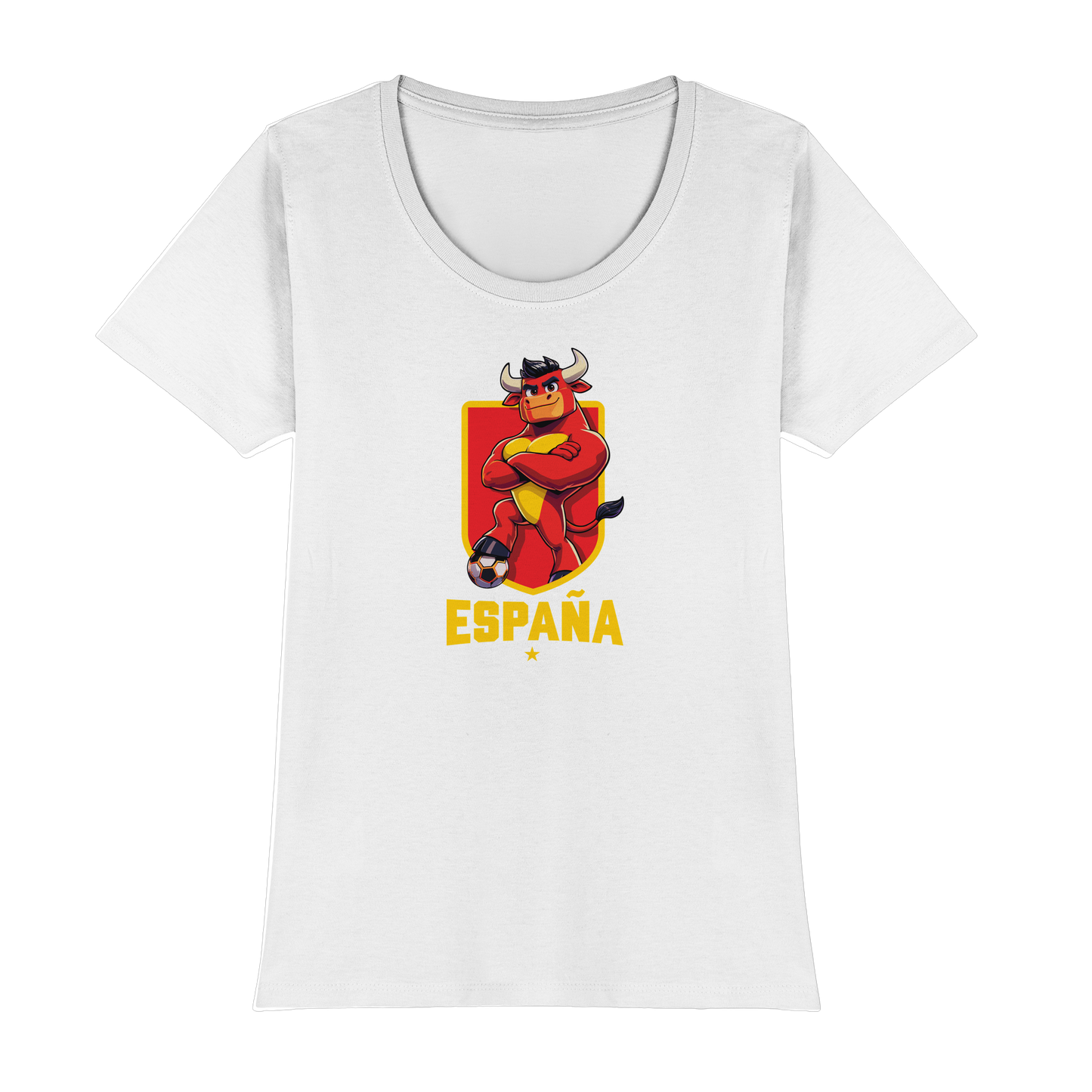 Spain takes the field. - Womens Premium Classic T-Shirt